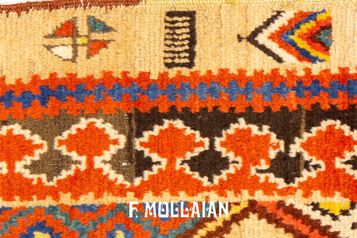 Bakshaish Rug Camel Hair Color Runner n°:682080